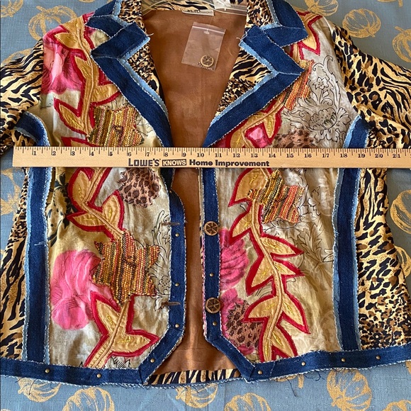 Draper’s & Damon’s Multi-Print Unique Jacket 🐆 🌸 - Picture 12 of 15